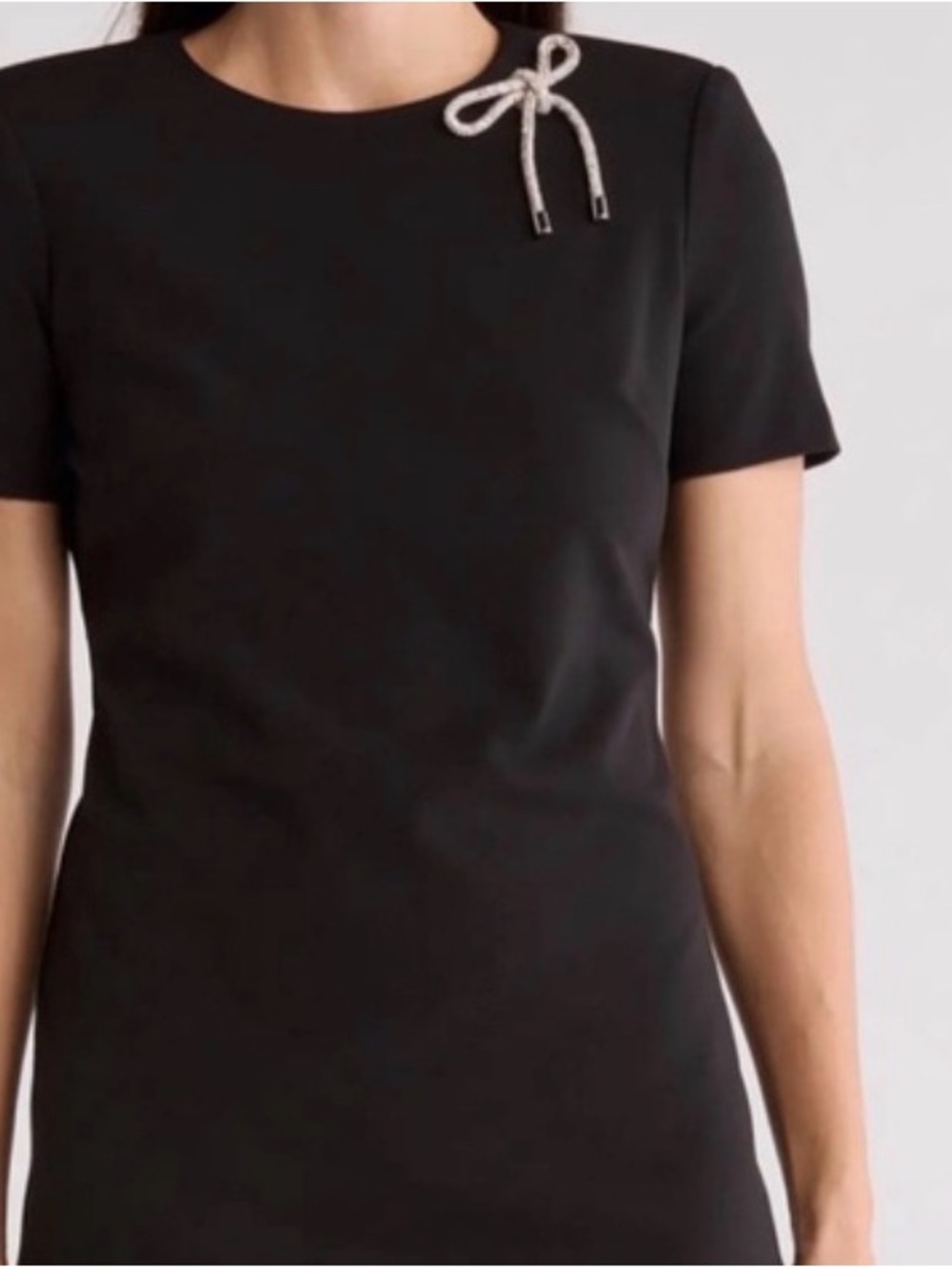 NWOT Eliza J black shift dress sz 4